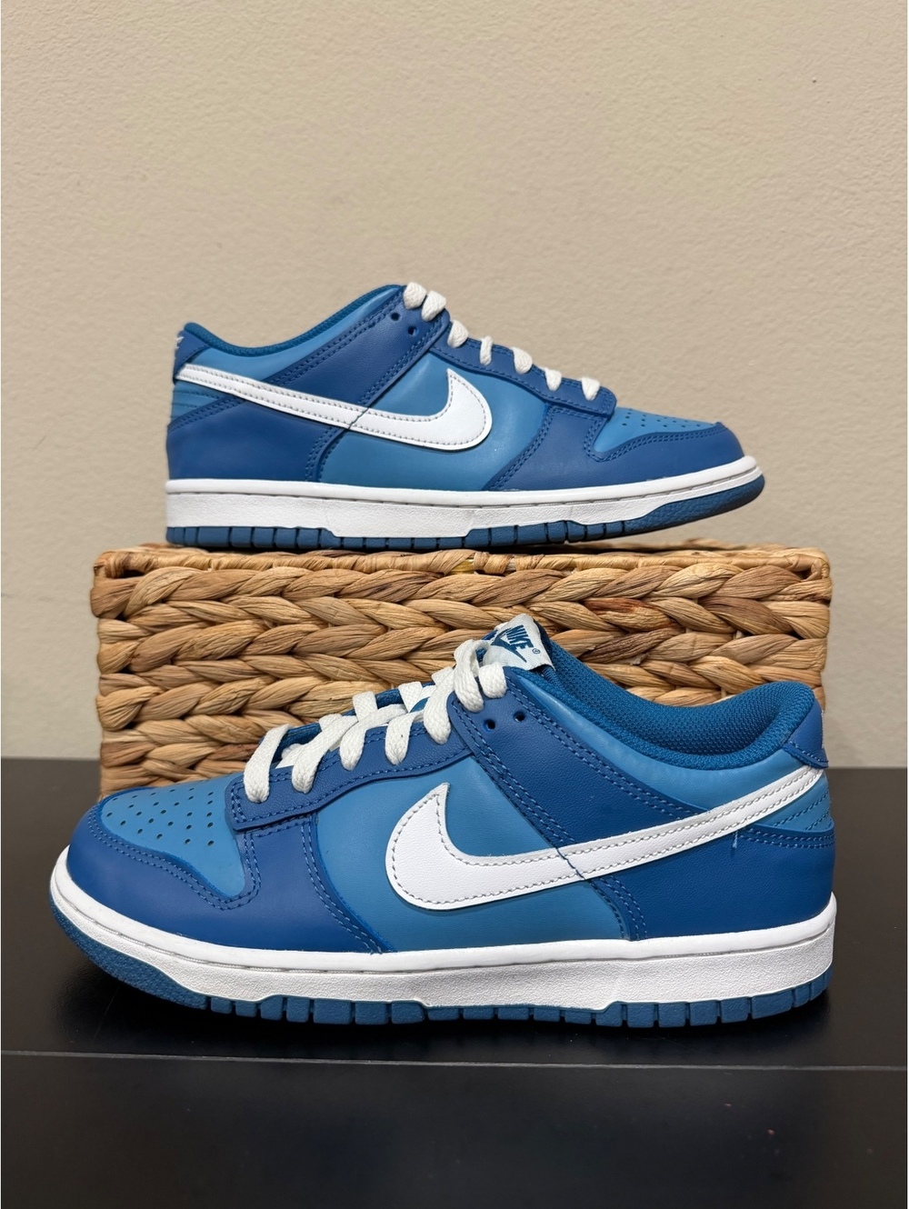 Size 6.5Y/8 Women - Nike Dunk Low GS “Dark Marina Blue”